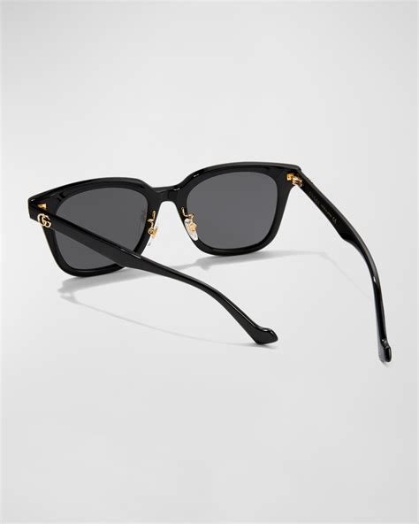 gucci square monochromatic sunglasses|Gucci square sunglasses women.